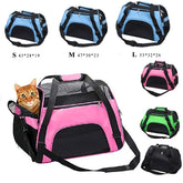 On-the-Go Comfort: Top-Quality Portable Mesh Carrier Bag for Small Dogs & Cats!