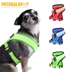 LED Light Dog Harness - Light Up Your Walks!