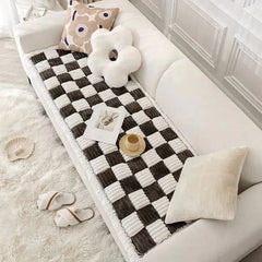 Plaid Square Pet Carpet for Ultimate Pet Relaxation