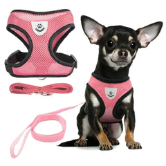 Adjustable Vest Pet Harness for Dogs and Cats