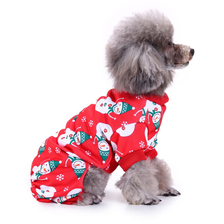 Dog supplies pet christmas clothes