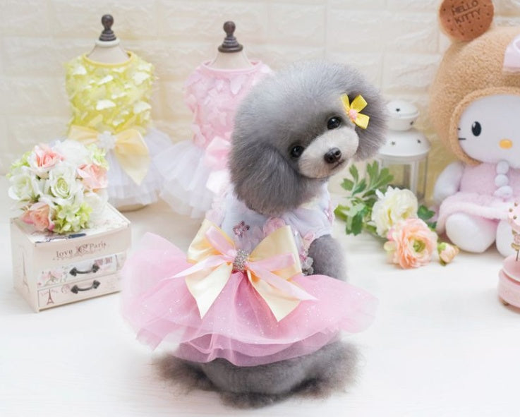 Adorable pink dog tutu outfit - petdealspot