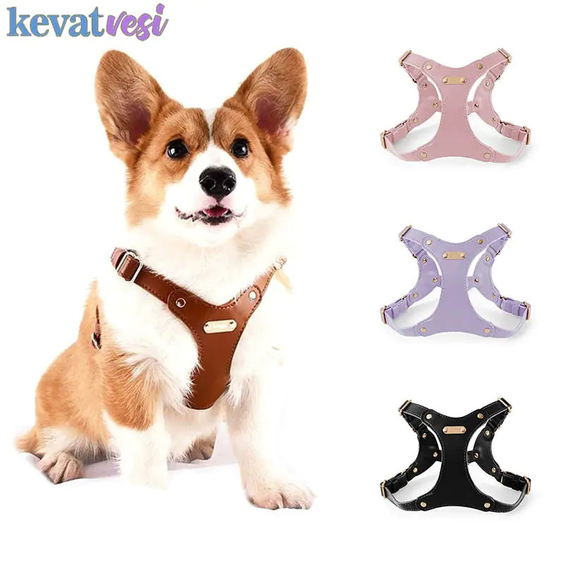 Leather Pet Harness - petdealspot