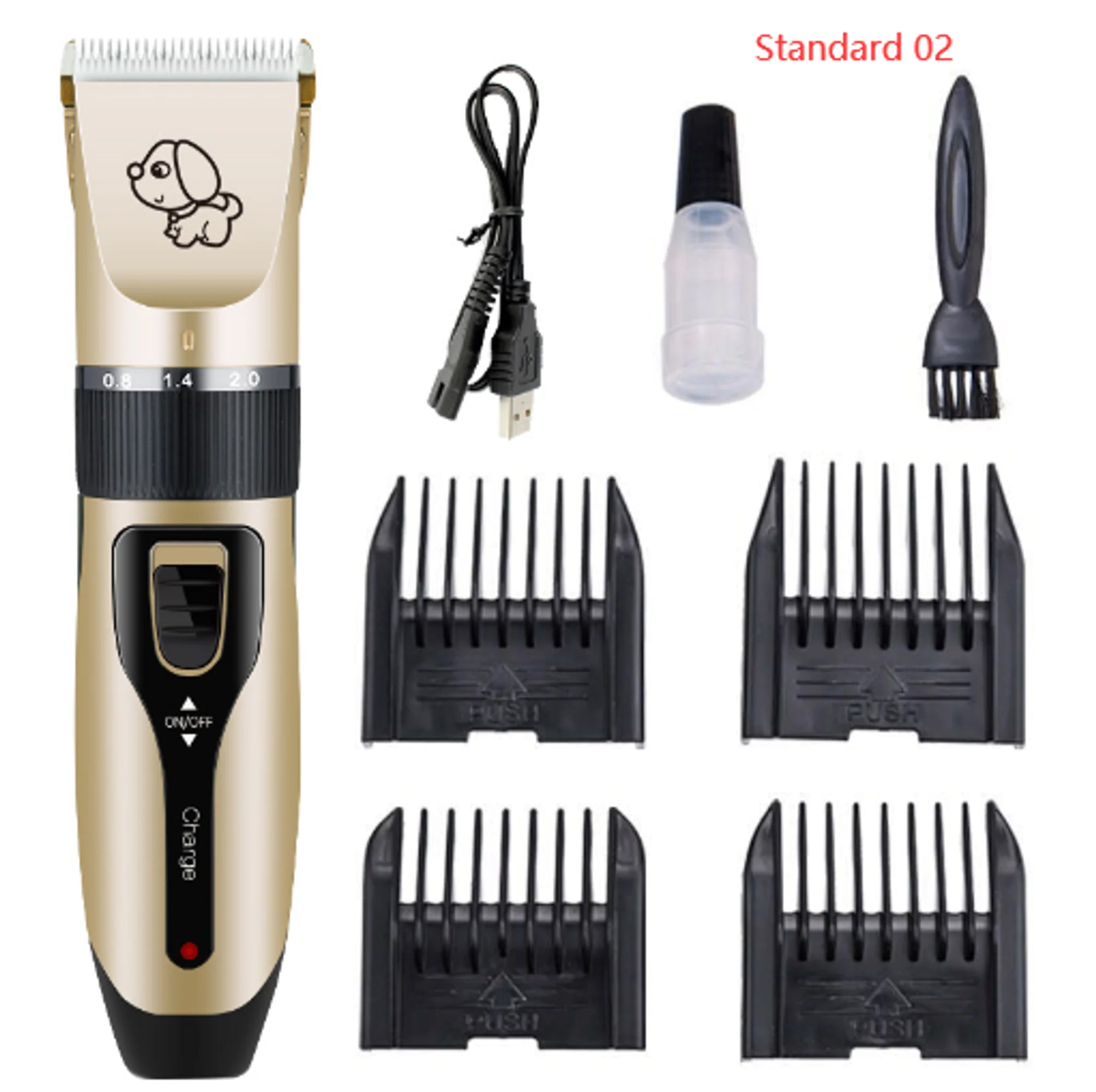 Professional Dog Hair Clippers Trimmer Set