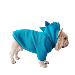 Pet Apparel Fleece Solid Color Hoodie