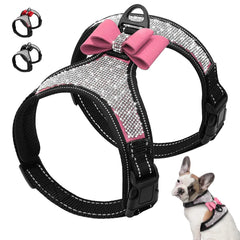 Stylish Dog Harness for the Modern Pet-Fashion Meets Function - No Pull Breathable Reflective for Kittens Puppies