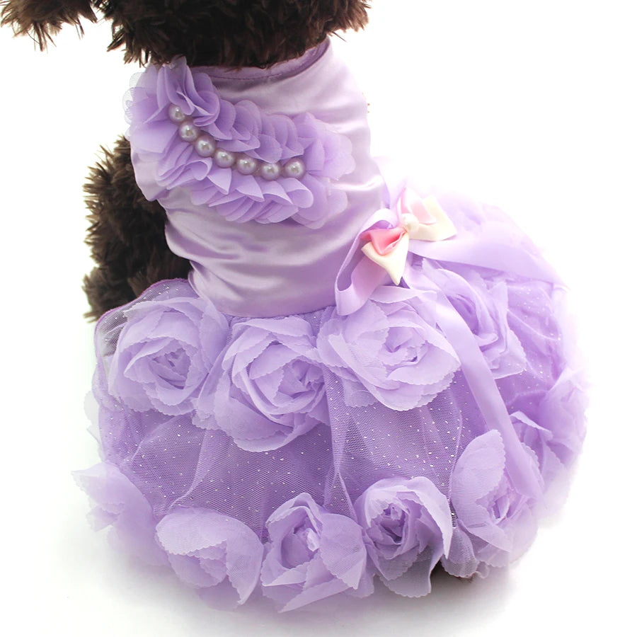 Adorable Dog Princess Dress - Perfect for Weddings & Parties!