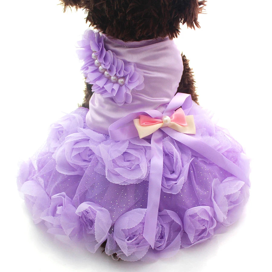 Adorable Dog Princess Dress - Perfect for Weddings & Parties!