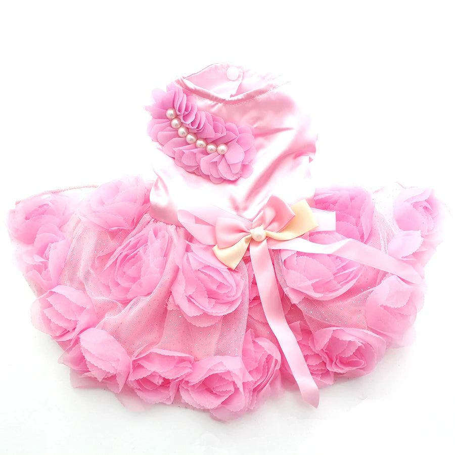 Adorable Dog Princess Dress - Perfect for Weddings & Parties!