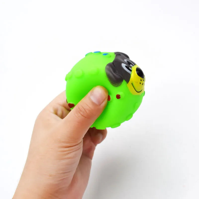 Chew the Fun: Discover the Durable 6cm Rubber Squeaky Toy for Active Pups - Get Yours Today!