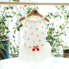 Cherry dog dress