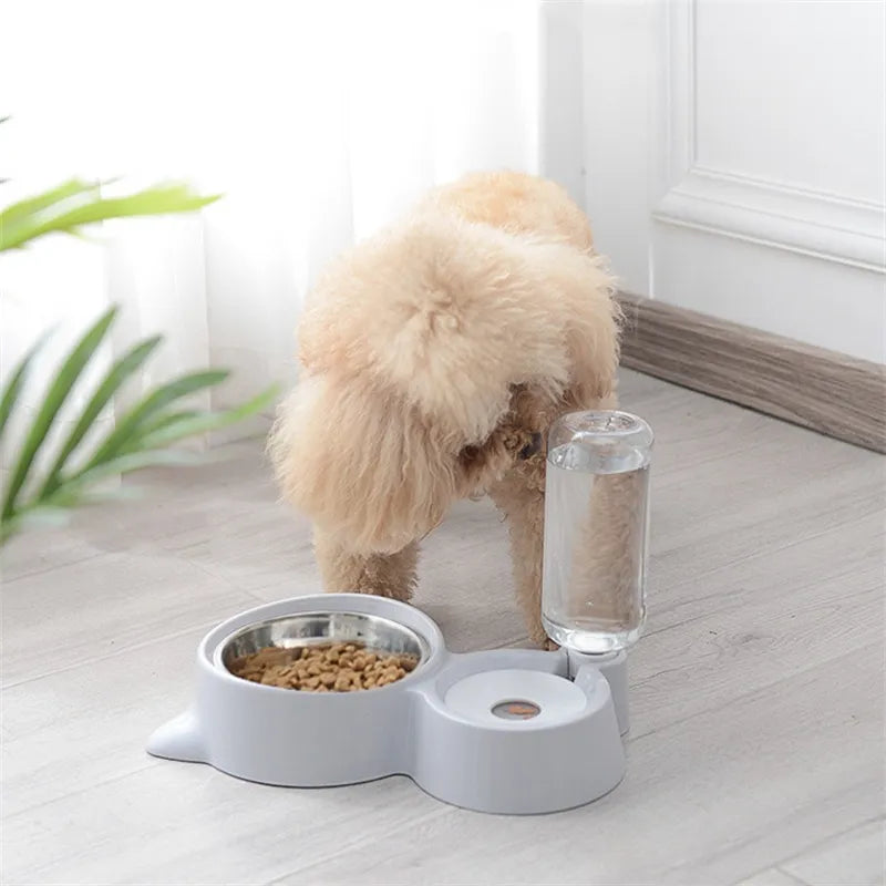 Smart Feeding Made Easy: Advanced 2-in-1 Automatic Pet Water & Food Station