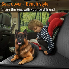 100% Waterproof Dog Car Seat Cover for All-Season Travel