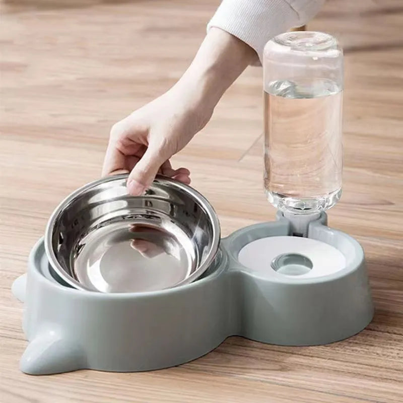 Smart Feeding Made Easy: Advanced 2-in-1 Automatic Pet Water & Food Station