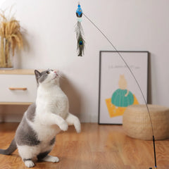 Buy the Best Interactive Cat Toy with Feather & Bell – Fun & Durable