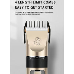 Revolutionize Your Pet's Look with the Best Professional Cat Dog Hair Clipper Grooming Kit!