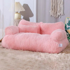 Elevate Pet Comfort-Elegant Cat Bed Sofa - Soft, Breathable & Luxurious