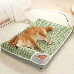 Cozy Haven Deluxe: Plush Winter Sofa Bed for Cats & Small to Medium Dogs - Machine Washable & Comfy