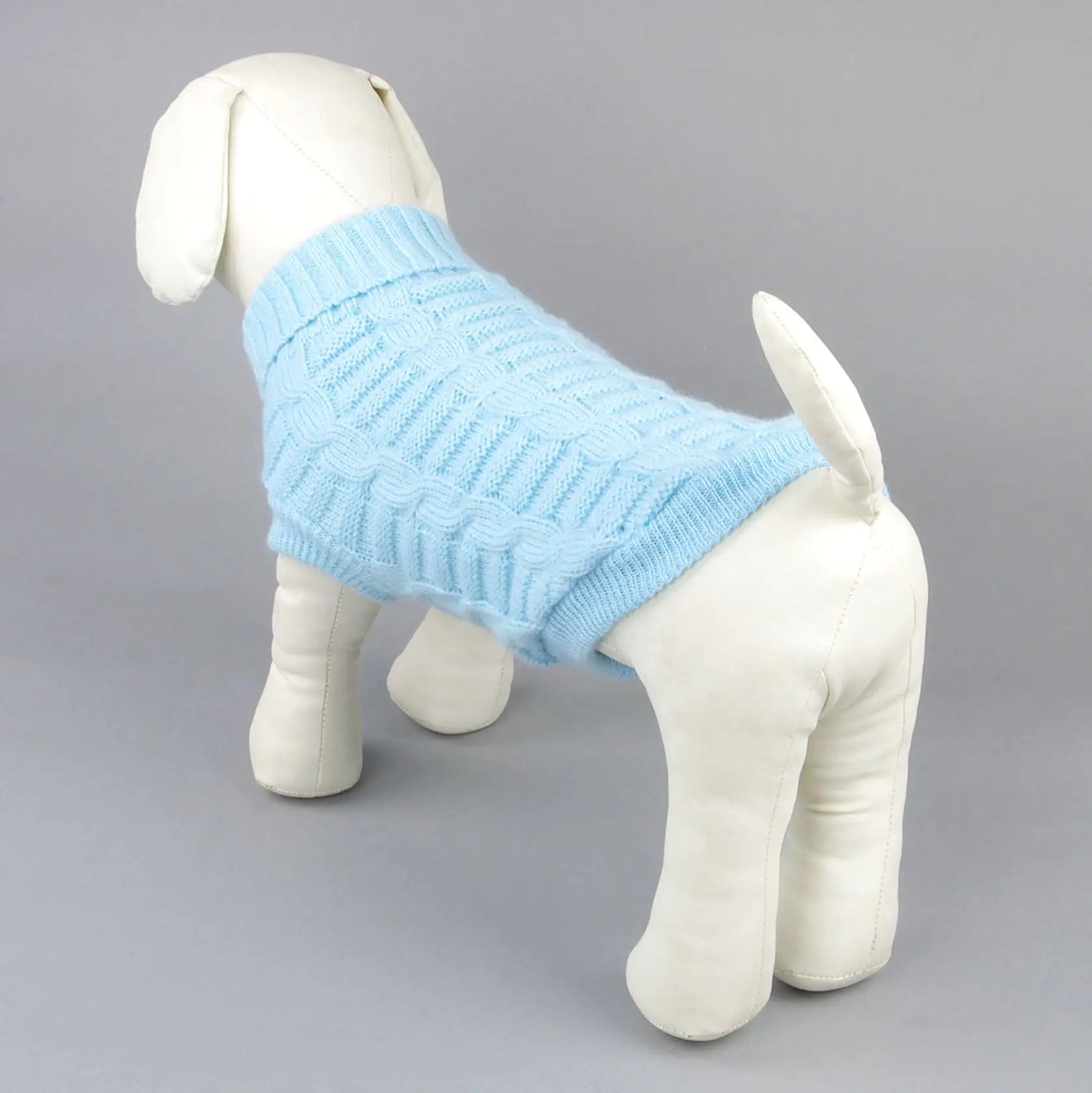 Cozy and Chic Solid Color Dog Sweater