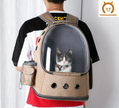 Cat Carrier Backpack Space Capsule - Adventure Awaits!