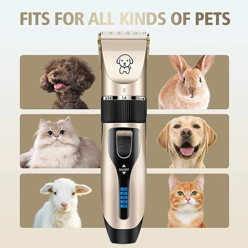 Professional Dog Hair Clippers Trimmer Set