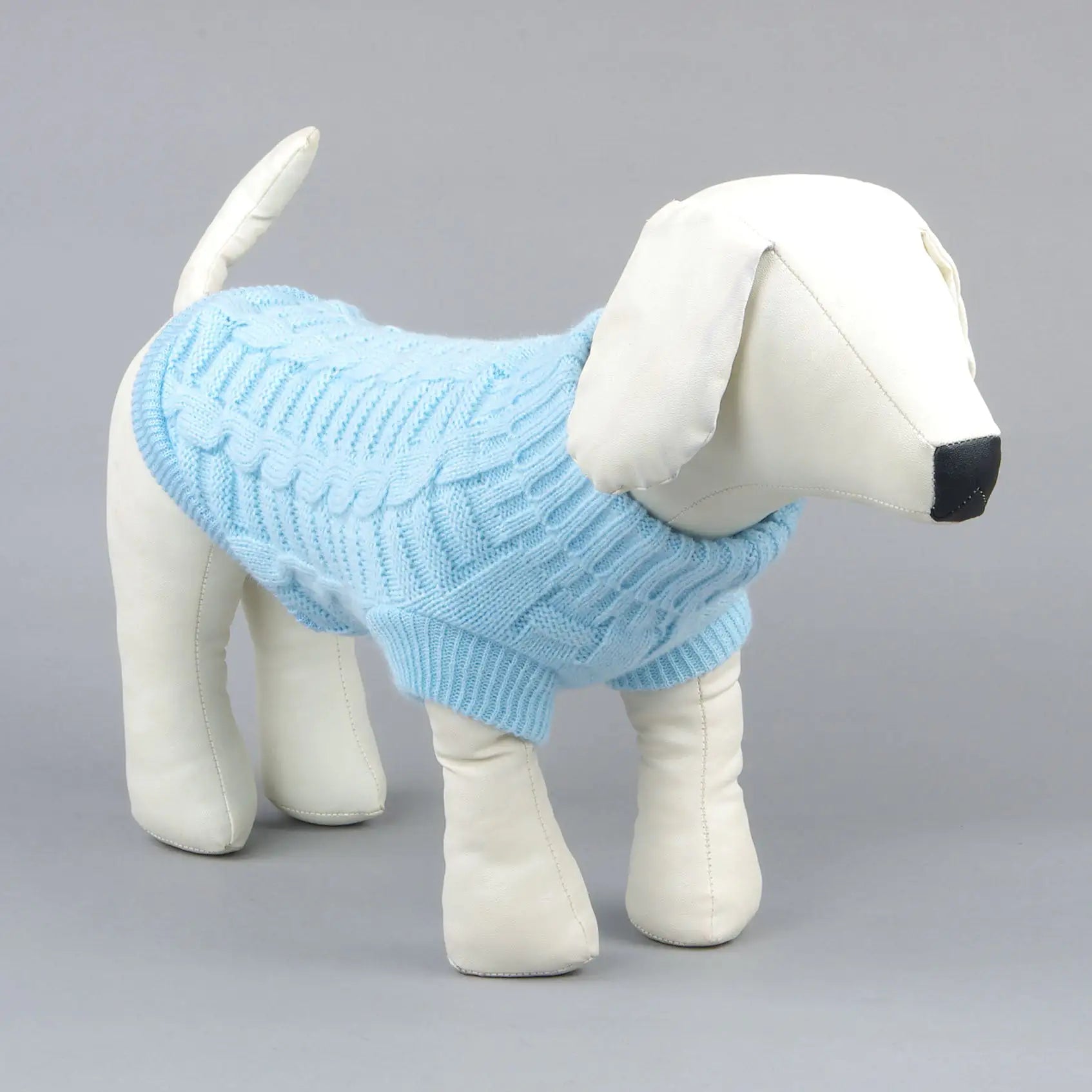 Cozy and Chic Solid Color Dog Sweater