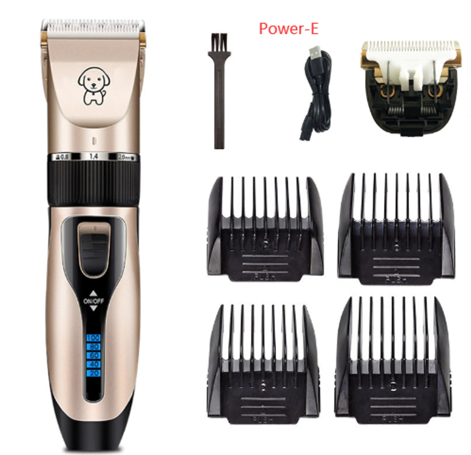 Professional Dog Hair Clippers Trimmer Set