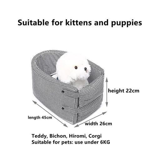 Portable Safety Car Seat for Small Pets