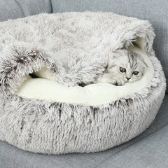 Plush Self-Warming Pet Bed