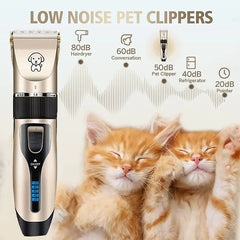 Professional Dog Hair Clippers Trimmer Set